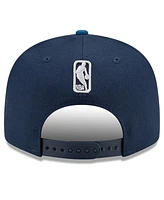 Men's New Era Black, Gray Minnesota Timberwolves 2-Tone 9FIFTY Adjustable Snapback Hat