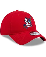 Women's New Era Red St. Louis Cardinals Game Day Bloom Branch 9TWENTY Adjustable Hat