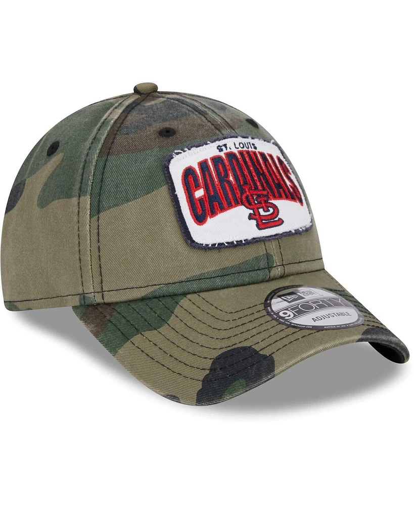 Men's New Era Camo St. Louis Cardinals Gameday 9FORTY Adjustable Hat