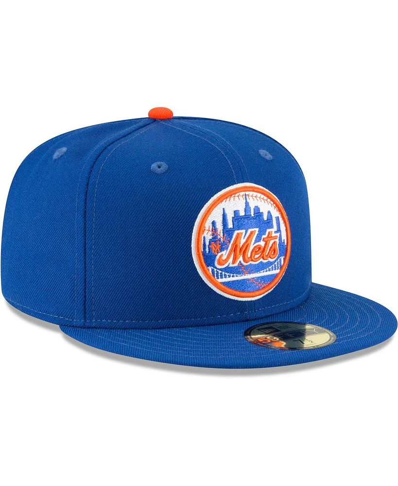 Men's New Era Blue New York Mets Cooperstown Collection Wool 59FIFTY Fitted Hat