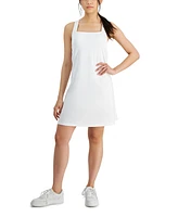 Id Ideology Women's Performance Square-Neck Dress, Created for Macy's