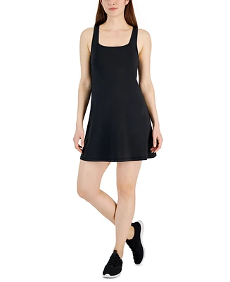 Id Ideology Women's Performance Square-Neck Dress, Created for Macy's