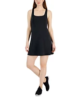 Id Ideology Women's Performance Square-Neck Dress, Created for Macy's