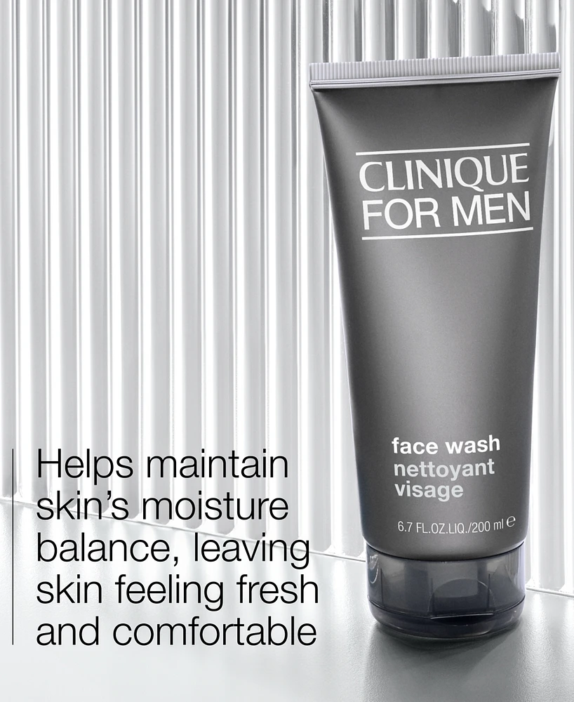 Clinique For Men Face Wash, 6.7 oz