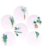 Noritake Kyoka Shunsai Deep Plates Set/6
