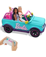 Hot Wheels Barbie Rc Suv and Stickers, Battery