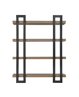 Danya B 4-Tier Floating Bracket Wall Shelf