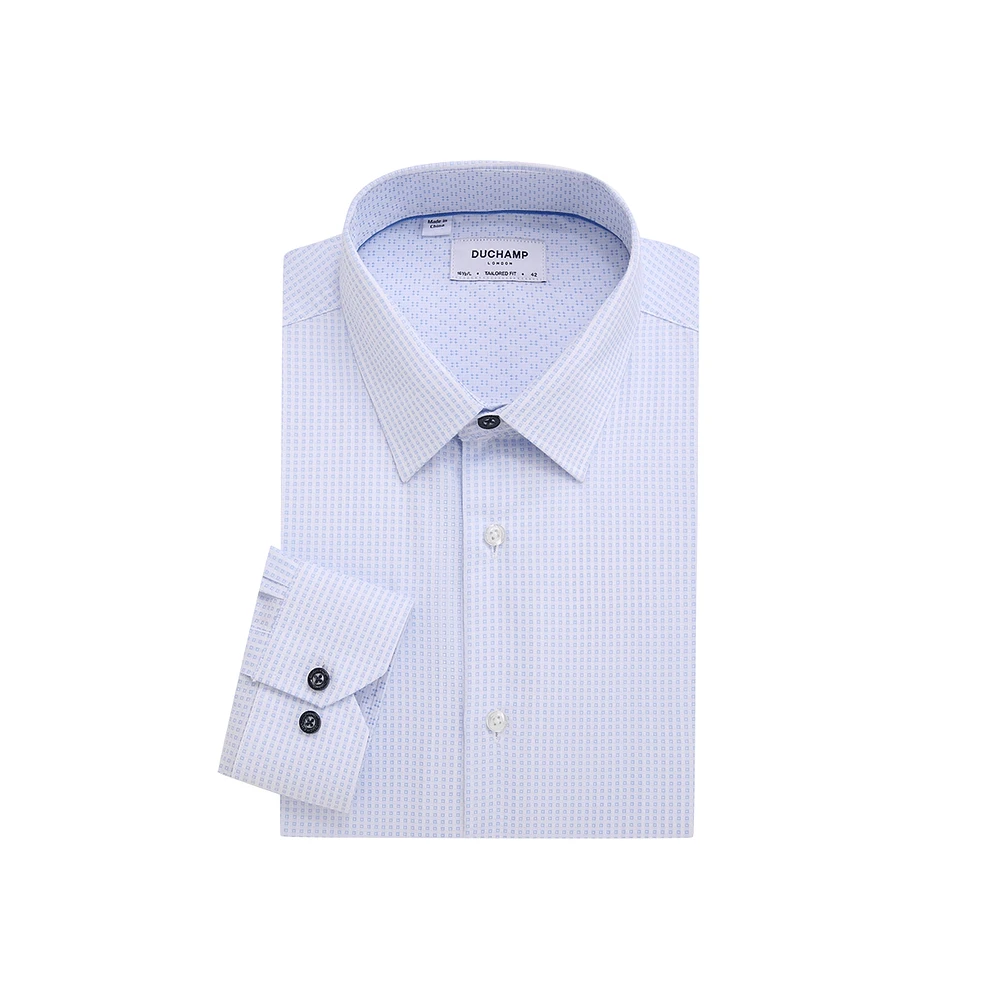 Duchamp London Men's Neat Dress Shirt