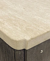 Frandlyn Stone Top Nightstand