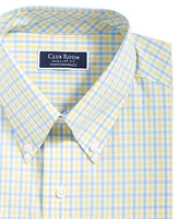 Club Room Men's Regular-Fit Gingham Dress Shirt, Created for Macy's