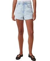 Cotton On Women's High Rise Classic Stretch Denim Short