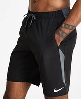 Nike Men's Contend Water-Repellent Colorblocked 9" Swim Trunks