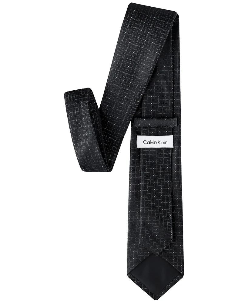 Calvin Klein Men's Chelsea Grid-Dot Tie