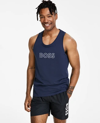 Boss by Hugo Men's Beach Logo Tank Top