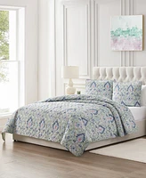 Seventh Studio Harper Damask 2-Pc. Quilt Set, Twin