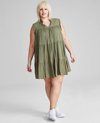 And Now This Trendy Plus Tiered Swing Dress, Xxs-4X, Created for Macy's