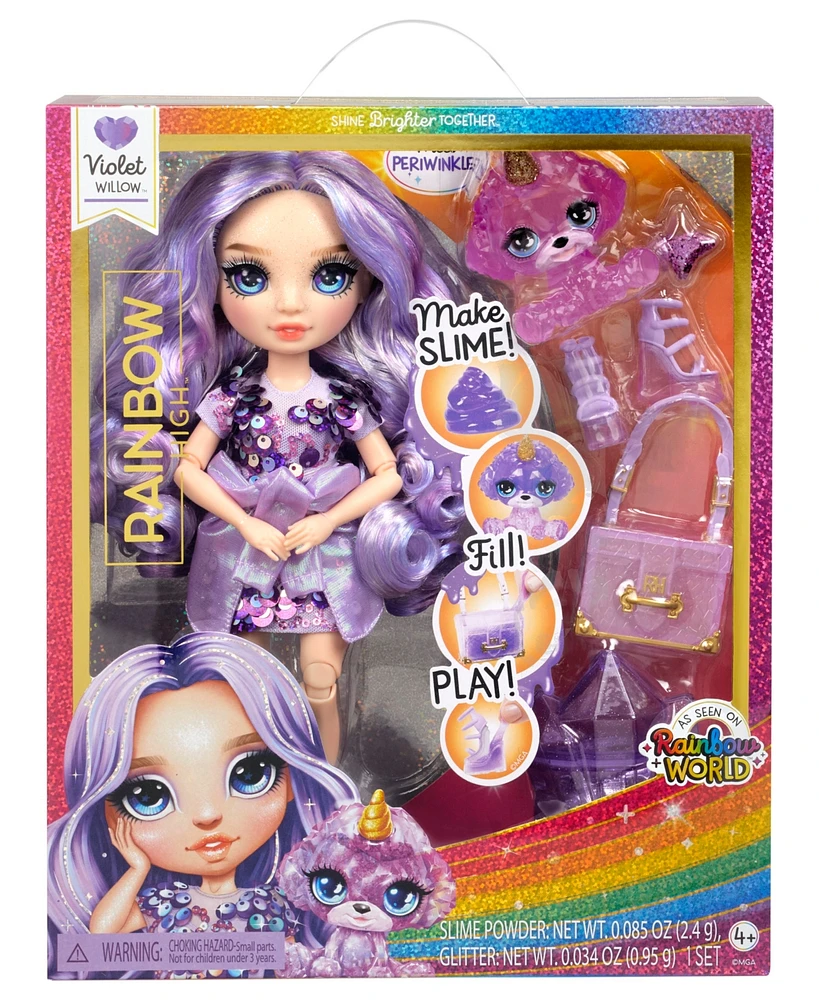 Rainbow High Classic Fashion Doll- Violet