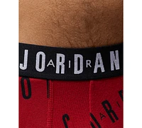 Jordan Men's 2-Pack Cotton Flight Essentials Logo Print Boxer Briefs