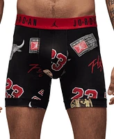 Jordan Men's 2-Pack Mj Essentials Poly Dri-fit Printed Boxer Briefs