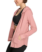 Calvin Klein Performance Ruched-Sleeve Zip Hoodie