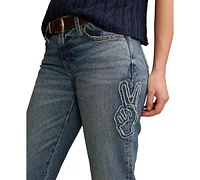 Lucky Brand Women's Lucky Legend Peace Easy Rider Bootcut Jeans