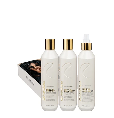 Redavid Salon Products Orchid Oil Trio Gift Set for Damaged or Curly Hair