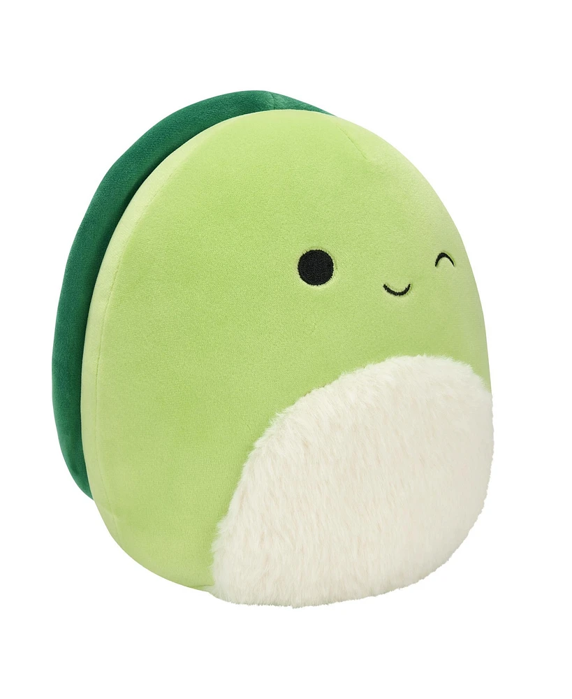 Squishmallows 8" Henry, Winking Turtle with Fuzzy Belly Plush