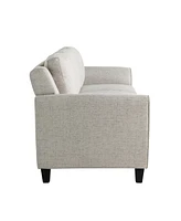 Lifestyle Solutions 56.3" Polyester Harvard Loveseat with Curved Arms