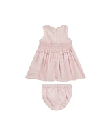 Guess Baby Girl Dress and Coordinating Diaper Cover