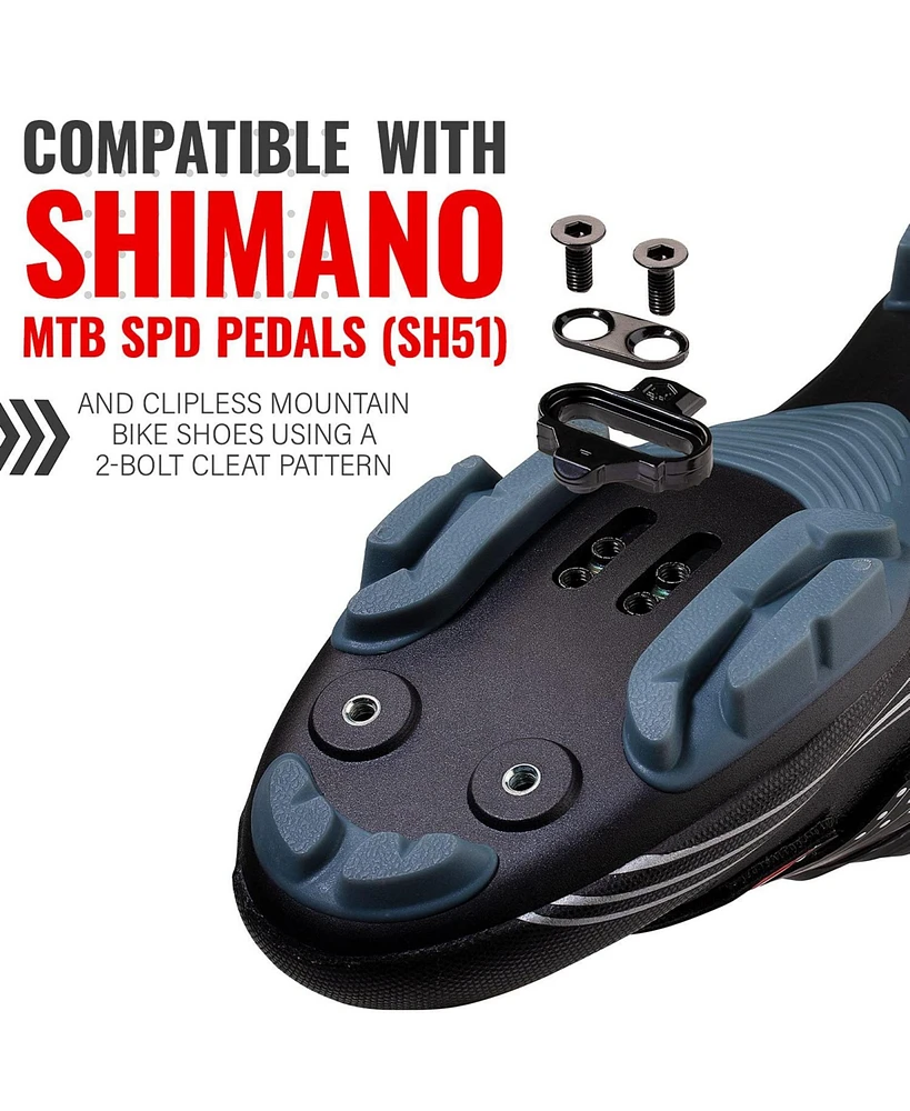 Bike Cleats Without Cleat Plates for Shimano Mtb Spd Pedal