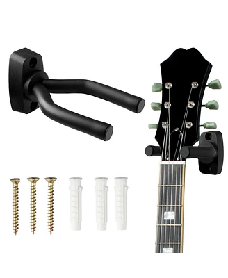 5 Core Guitar Wall Mount | Metal Guitar Hanger with Rotatable Soft Hook for All Size Guitars| Sturdy U