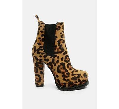 spire suede block heeled boots