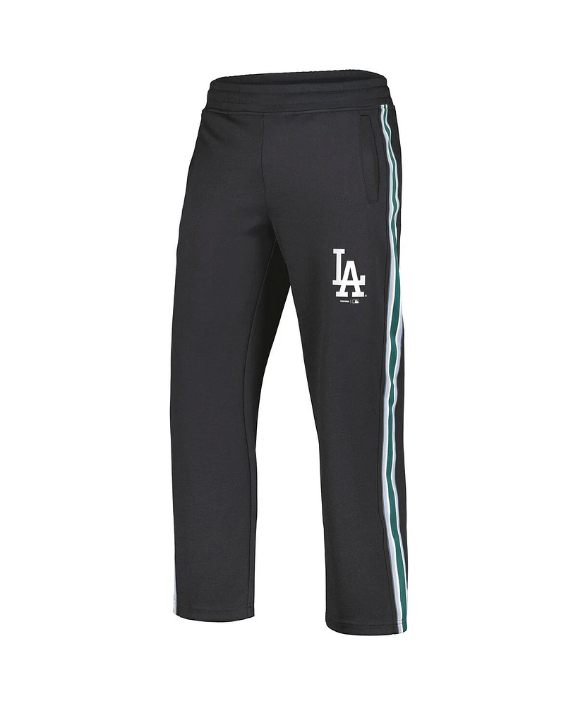 Men's Pleasures Black Los Angeles Dodgers Ballpark Track Pants