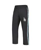 Men's Pleasures Black Los Angeles Dodgers Ballpark Track Pants