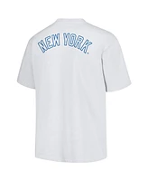 Men's Pleasures White New York Yankees Mascot T-shirt