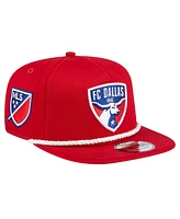 Men's New Era Red Fc Dallas The Golfer Kickoff Collection Adjustable Hat