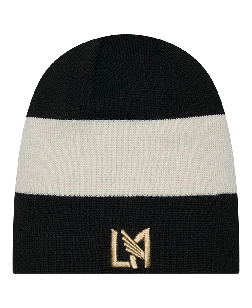 Men's New Era Black Lafc 2024 Kick Off Collection Knit Beanie