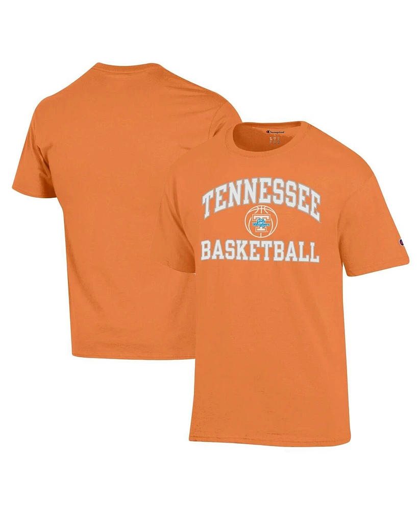 Men's Champion Tennessee Orange Lady Volunteers Basketball Icon T-shirt
