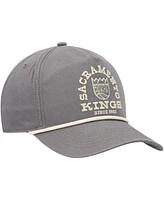 Men's '47 Brand Charcoal Distressed Sacramento Kings Canyon Ranchero Hitch Adjustable Hat