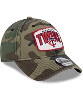 Men's New Era Camo Minnesota Twins Gameday 9FORTY Adjustable Hat