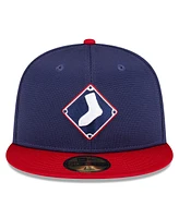 Men's New Era Navy Chicago White Sox 2024 Batting Practice 59FIFTY Fitted Hat