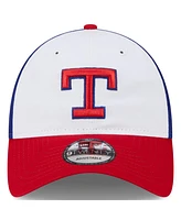 Men's New Era White Texas Rangers 2024 Batting Practice 9TWENTY Adjustable Hat