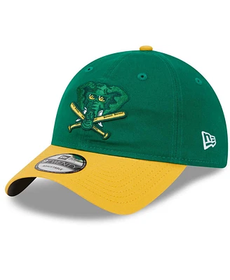 Men's New Era Kelly Green Oakland Athletics 2024 Batting Practice 9TWENTY Adjustable Hat