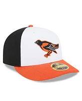 Men's New Era White Baltimore Orioles 2024 Batting Practice Low Profile 59FIFTY Fitted Hat