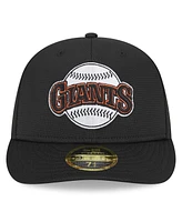 Men's New Era Black San Francisco Giants 2024 Batting Practice Low Profile 59FIFTY Fitted Hat