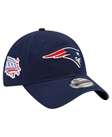 Men's New Era Navy New England Patriots Distinct 9TWENTY Adjustable Hat