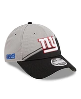 Men's New Era Gray, Black New York Giants 2023 Sideline 9FORTY Adjustable Hat