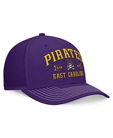 Men's Top of the World Purple Ecu Pirates Carson Trucker Adjustable Hat