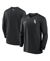 Men's Nike Black Chicago White Sox Authentic Collection Game Time Performance Quarter-Zip Top