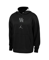 Men's Jordan Black Houston Cougars Basketball Spotlight Performance Pullover Hoodie